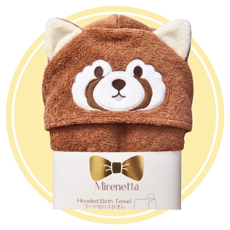 フード付きバスタオル レッサーパンダ